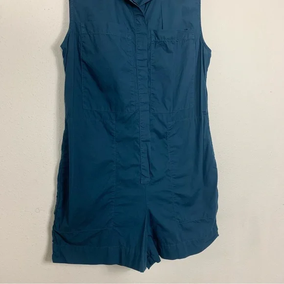Nation Ltd Bixby Romper In Navy Sleeveless Sz Medium - Picture 4 of 8
